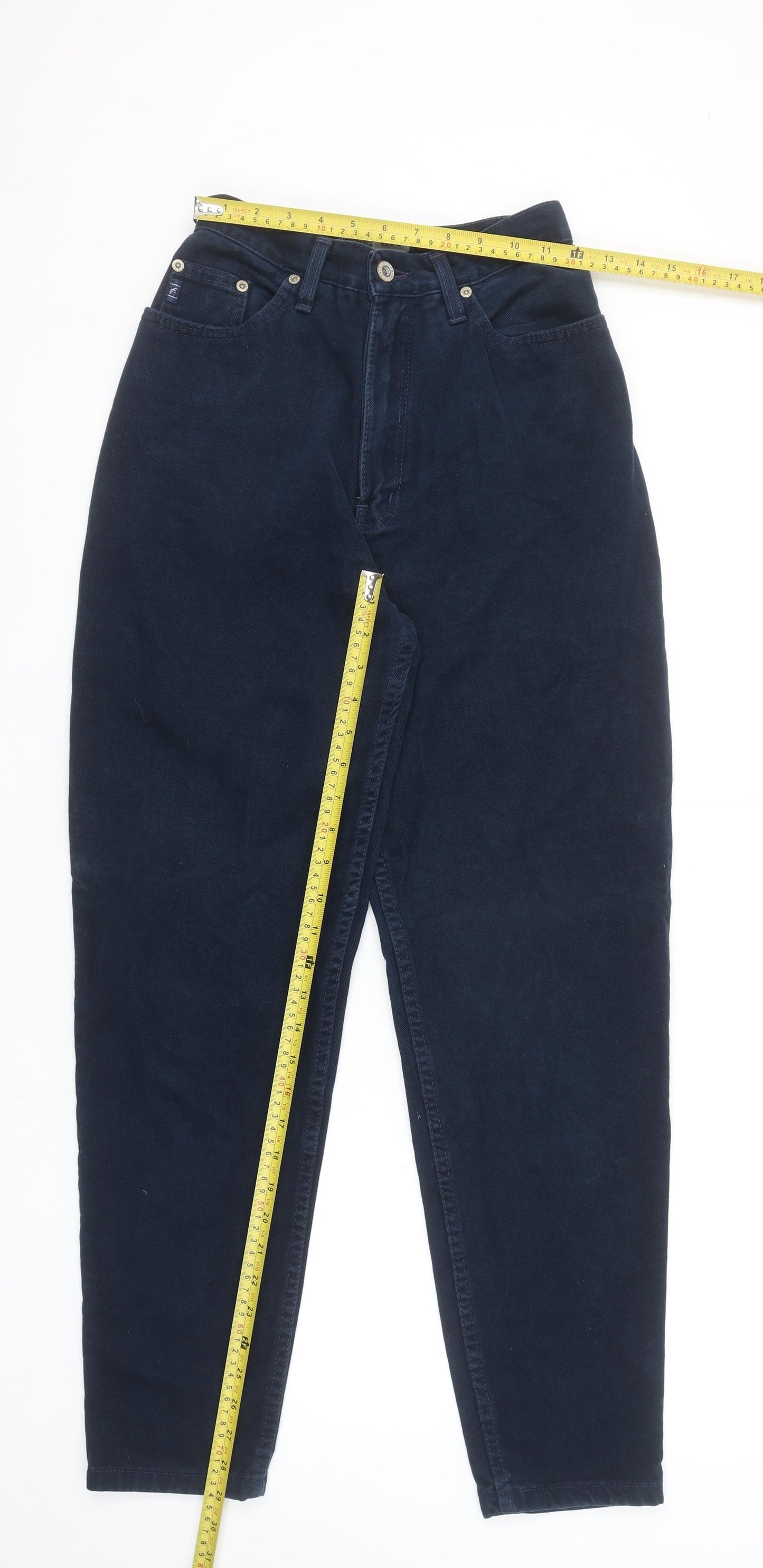 Falmer Jeanswear Women's Blue High Rise Tapered Jeans Size 10