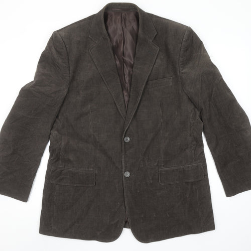 Cedarwood State Men's Brown Corduroy 42 Short Blazer Jacket
