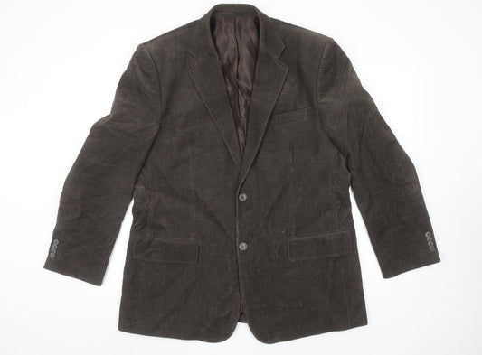 Cedarwood State Men's Brown Corduroy 42 Short Blazer Jacket