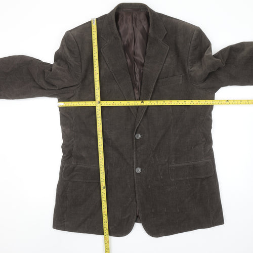 Cedarwood State Men's Brown Corduroy 42 Short Blazer Jacket