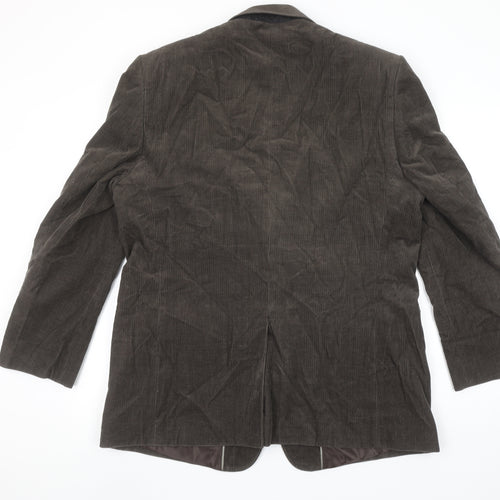 Cedarwood State Men's Brown Corduroy 42 Short Blazer Jacket