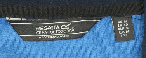 Regatta Men's Blue Fleece 1/2 Zip Pullover Sweatshirt Size M