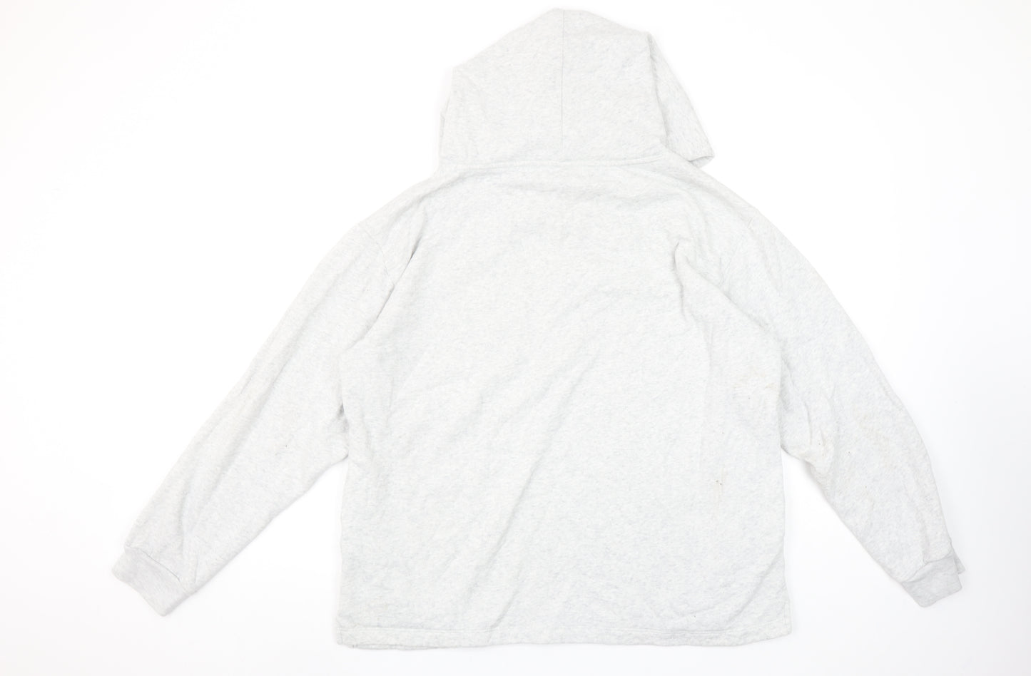 Victoria’s Secret PINK Women’s Grey Pullover Hoodie Size L Cotton Blend