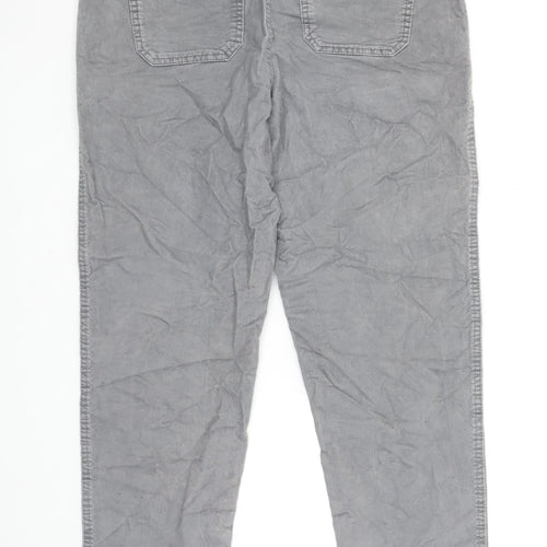 Time and Tru Women’s Grey Cargo Trousers Size 10 Cotton Blend