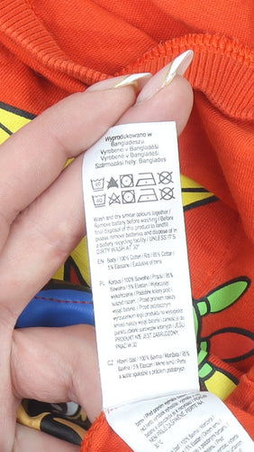 Nickelodeon Girls Orange PAW Patrol Christmas Long Sleeve T-Shirt 5-6 Years