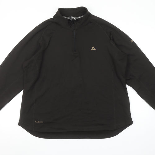 Dare 2b Women Black Size 20 1/2 Zip Pullover Sweatshirt ILUS Core