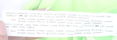 Zara Women Neon Green Bodysuit Medium Polyester Slim Fit