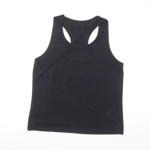 H&M Sport Women's Black Racerback Tank Top L Activewear