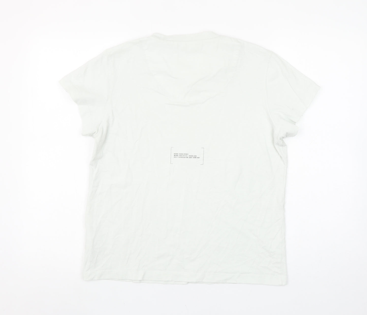 Adidas Women White Basic Short Sleeve T-Shirt Size M