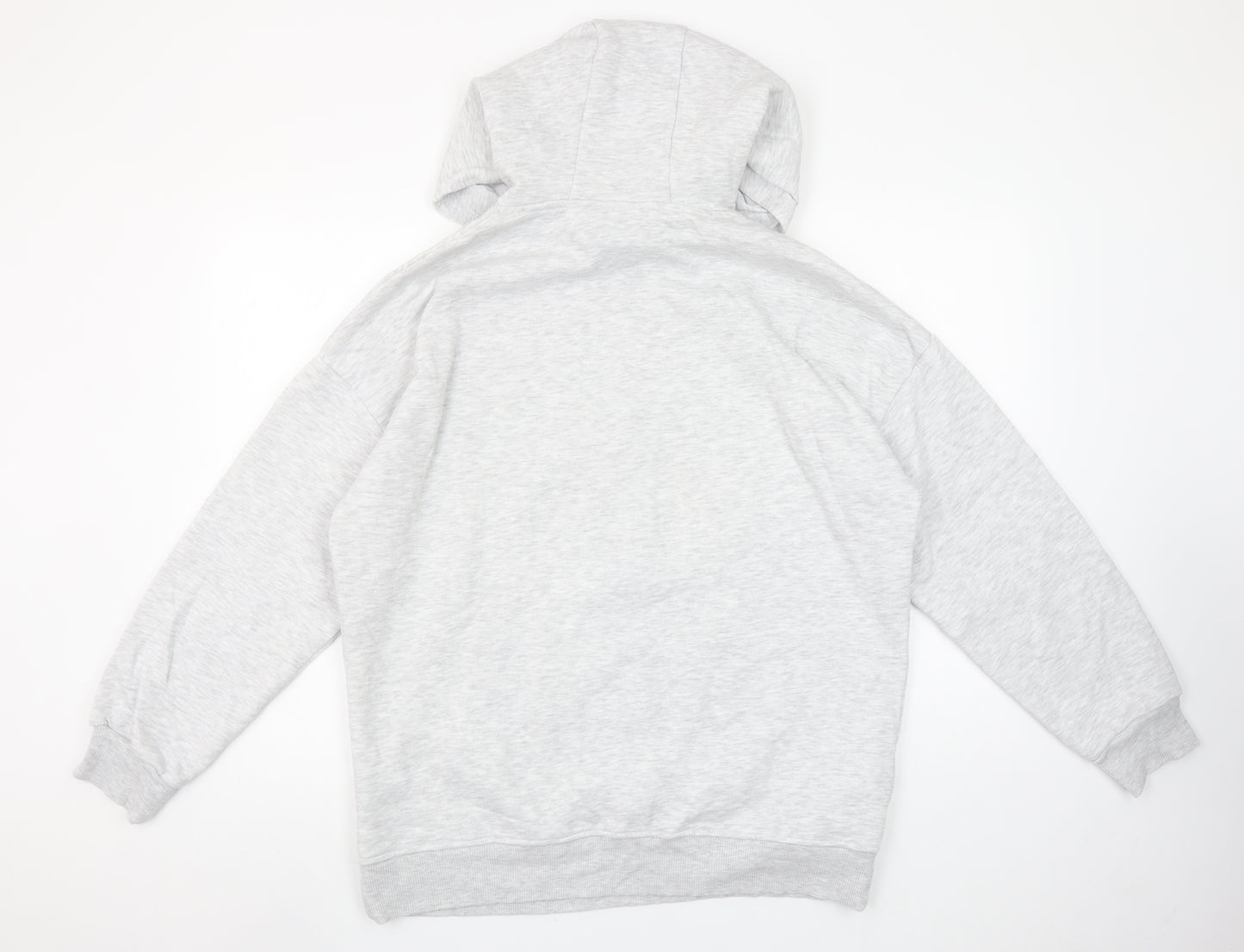 BT21 Women's Grey Hoodie Small Pullover Cartoon Character Sweatshirt