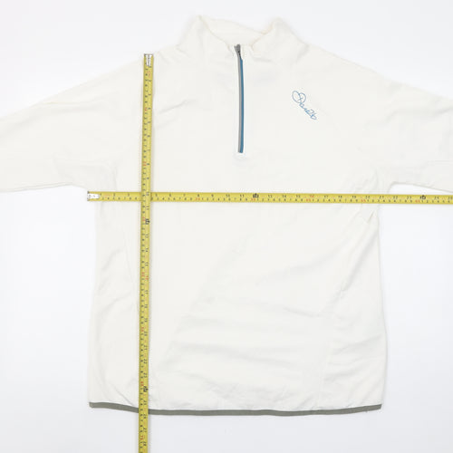 Dare 2b Women's Ivory 1/2 Zip Pullover Hoodie Size 18 Polyester Blend