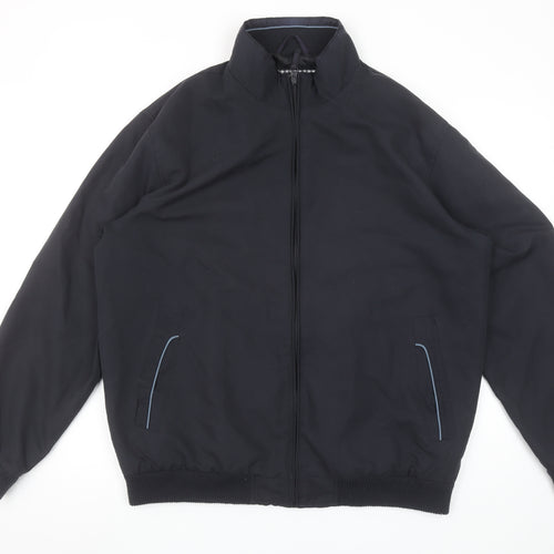 Carabou Men's Navy Blue L Full Zip Lined Jacket