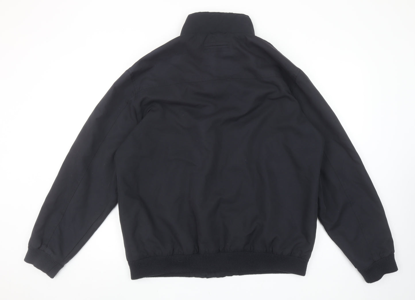Carabou Men's Navy Blue L Full Zip Lined Jacket