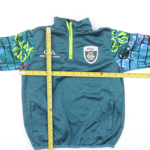 Azzurri Boys Blue 2 Years 1/4 Zip Sports Sweatshirt GAA Cúl Camps