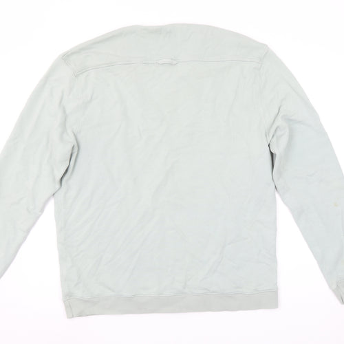 Farah Men's Green XL Crew Neck Cotton Sweatshirt