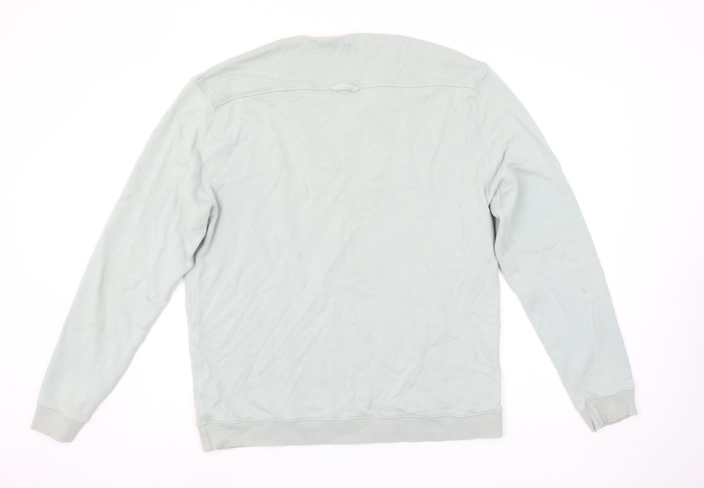 Farah Men's Green XL Crew Neck Cotton Sweatshirt
