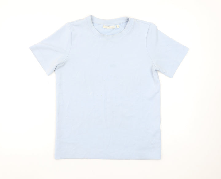 InWear Women's Blue XS Basic Cotton Short Sleeve T-Shirt