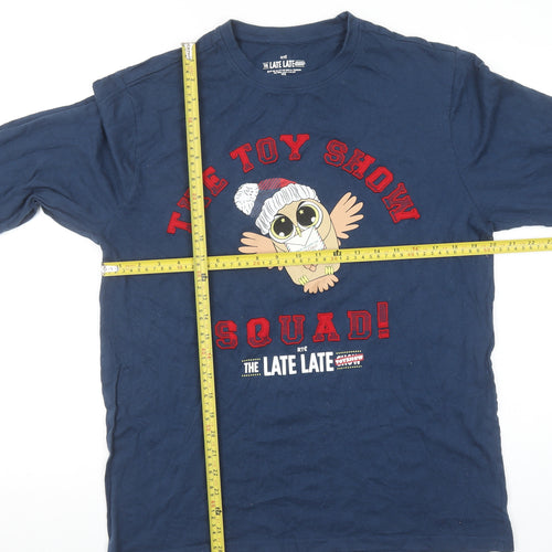 RTÉ Late Late Toy Show Navy Blue Long Sleeve Men's Pyjama Top L
