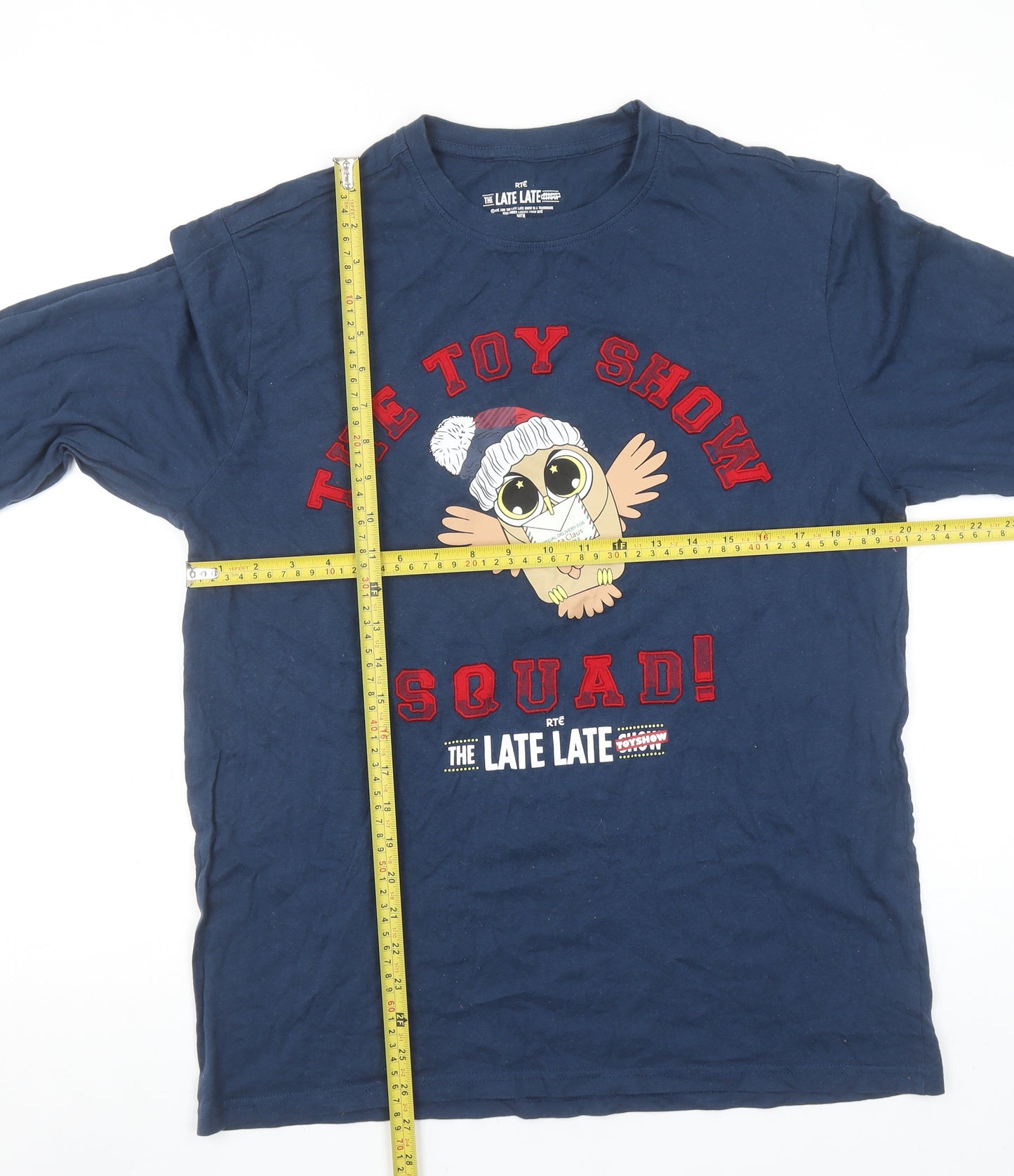 RTÉ Late Late Toy Show Navy Blue Long Sleeve Men's Pyjama Top L