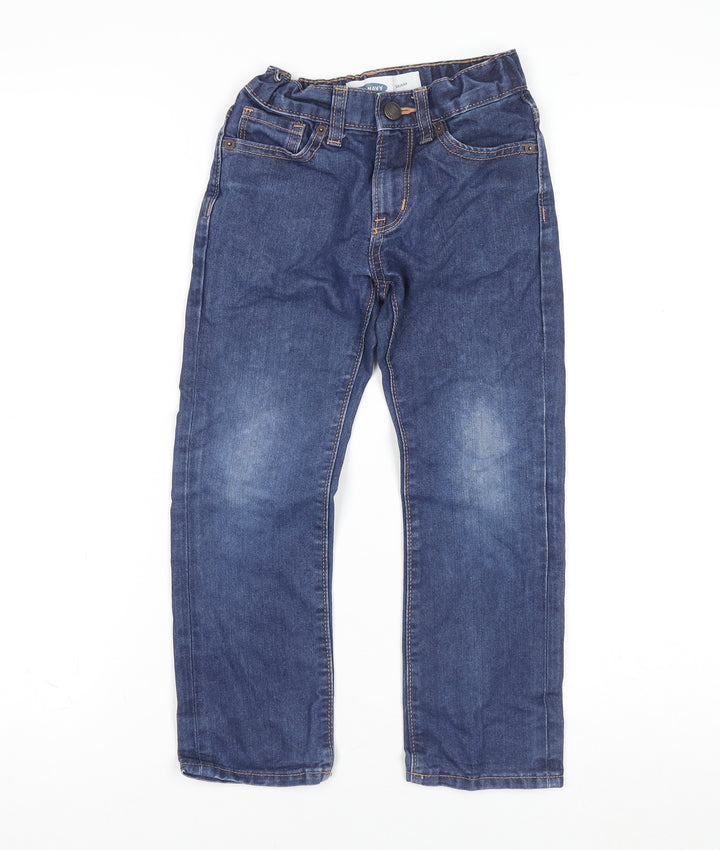 Old Navy Girls Blue Skinny Denim Jeans Size 10 Years Elastic Waist