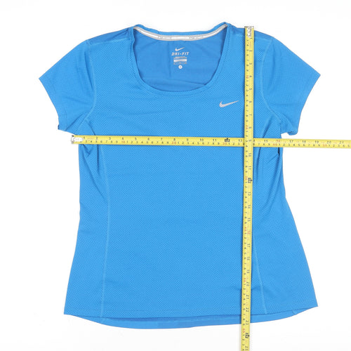 Nike Boys Blue Dri-Fit Running T-Shirt S Moisture Wicking Athletic Top