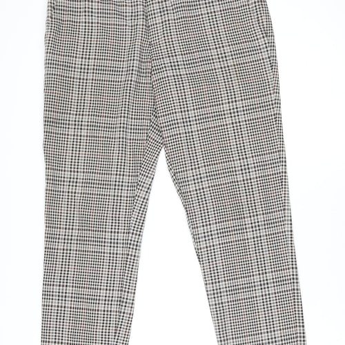 River Island Men's Multicoloured Check Slim Chino Trousers 32W 34L