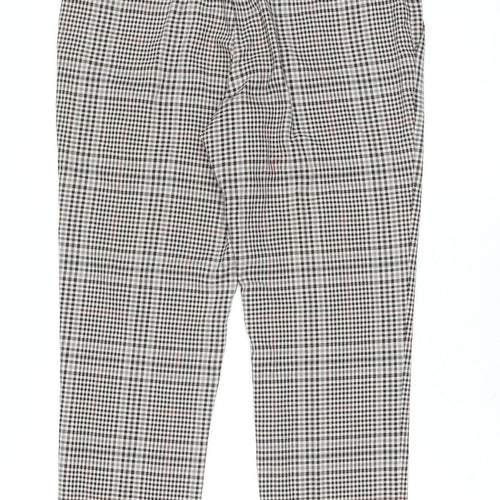 River Island Men's Multicoloured Check Slim Chino Trousers 32W 34L
