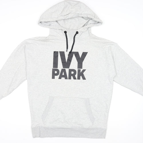 Ivy Park Womens Grey Pullover Hoodie Jumper Size M Regular Fit