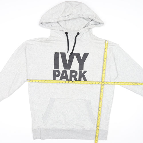 Ivy Park Womens Grey Pullover Hoodie Jumper Size M Regular Fit