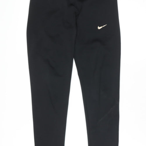 Nike Pro Dri-Fit Black M Women’s Ankle Leggings Gym Training
