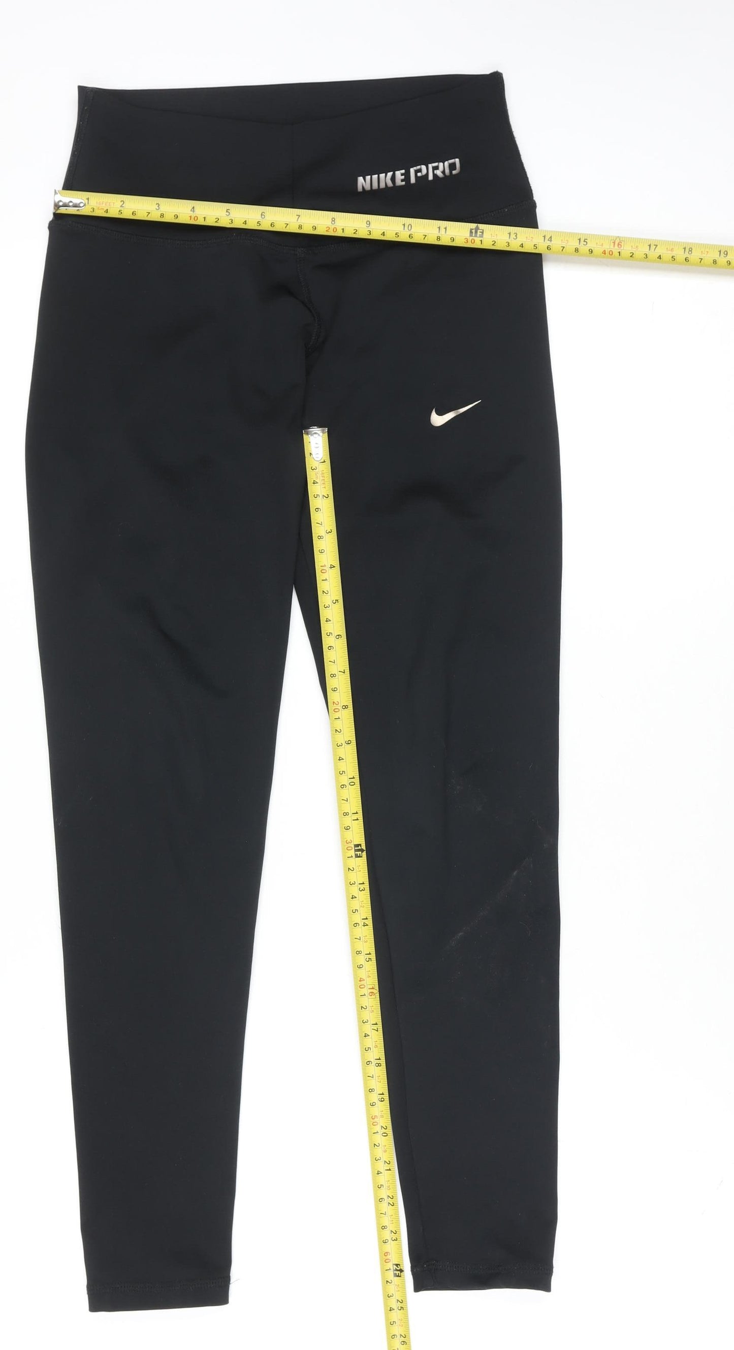 Nike Pro Dri-Fit Black M Women’s Ankle Leggings Gym Training