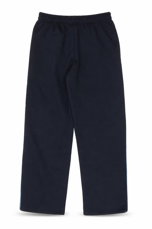 Front view of Lynch's of Marino girls’ black 10-11 years track pants cotton blend school joggers