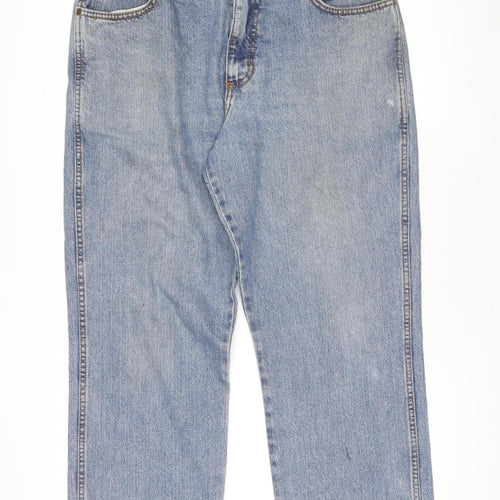 Wrangler Womens Blue Straight Leg Jeans W30 L30 Classic Denim