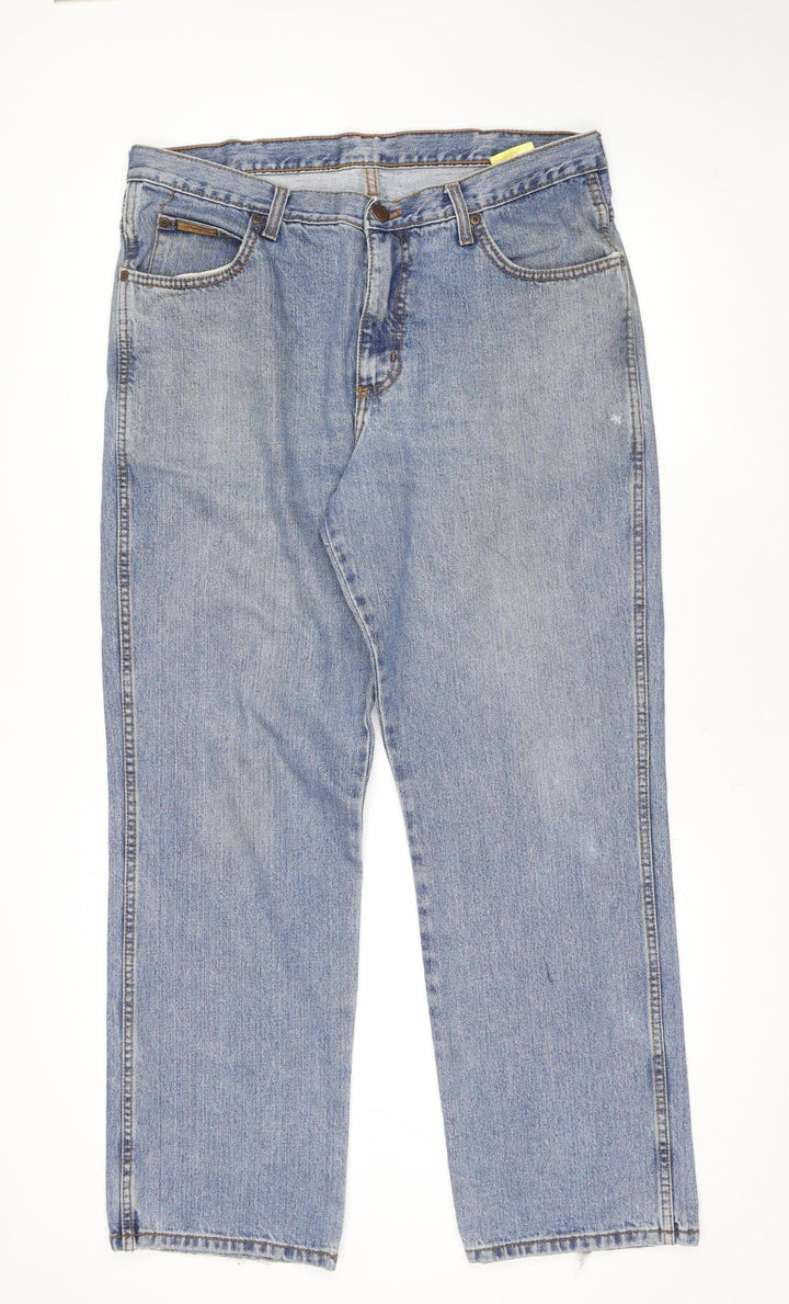 Wrangler Womens Blue Straight Leg Jeans W30 L30 Classic Denim
