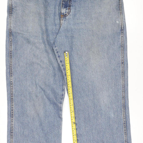 Wrangler Womens Blue Straight Leg Jeans W30 L30 Classic Denim