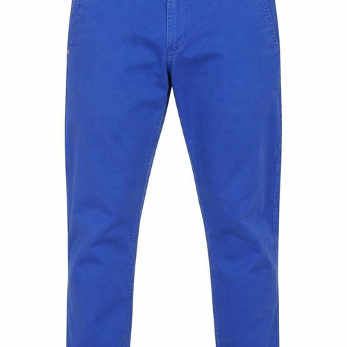 Maine New England Men's Blue Regular Chino Trousers Size 14