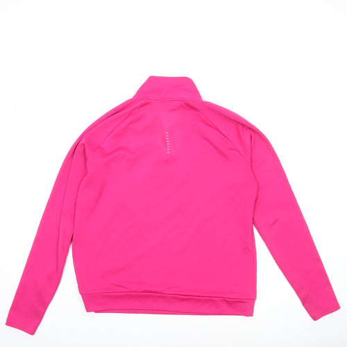 Nike Women’s Pink Dri-FIT 1/4 Zip Running Top Size M