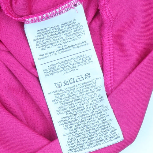 Nike Women’s Pink Dri-FIT 1/4 Zip Running Top Size M