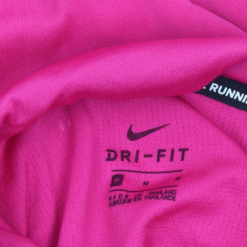 Nike Women’s Pink Dri-FIT 1/4 Zip Running Top Size M