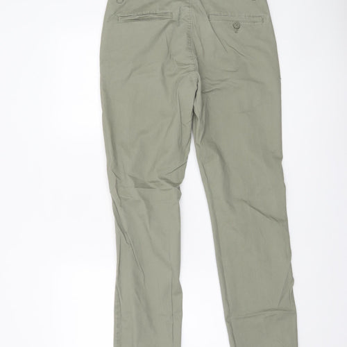 Dunnes Stores Men's Green Chino Trousers 30W 30L Cotton Casual