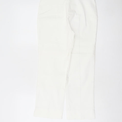 Dunnes Women’s White Size 8 Straight Trousers