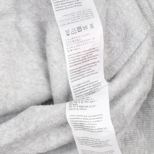 Jack Wills Men’s Grey Full Zip Hoodie Size S Cotton Fleece