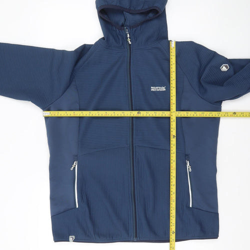 Regatta Great Outdoors Women Navy Full Zip Hoodie UK 18 Polyester