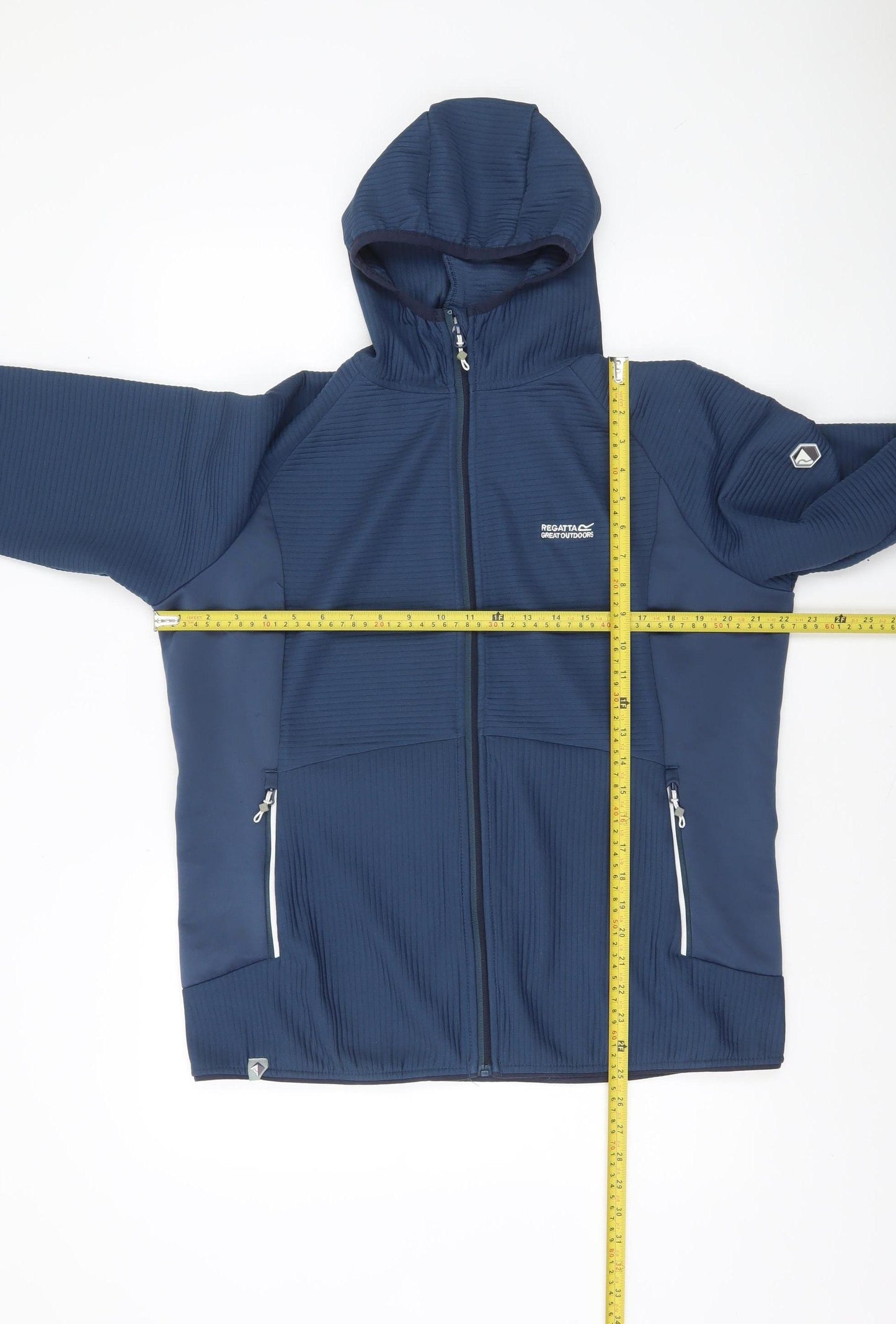 Regatta Great Outdoors Women Navy Full Zip Hoodie UK 18 Polyester