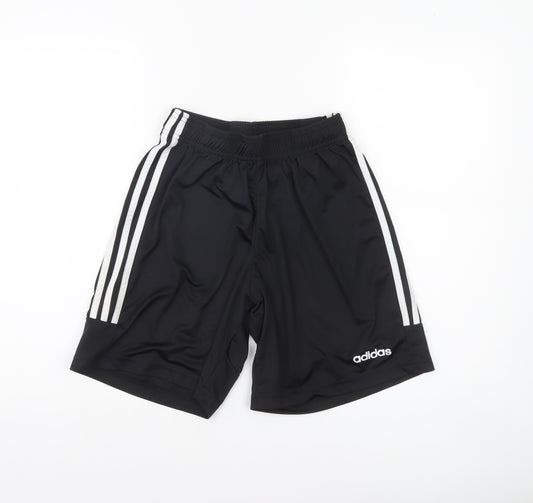 adidas Men's Black Athletic Shorts M Moisture Wicking Gym Wear