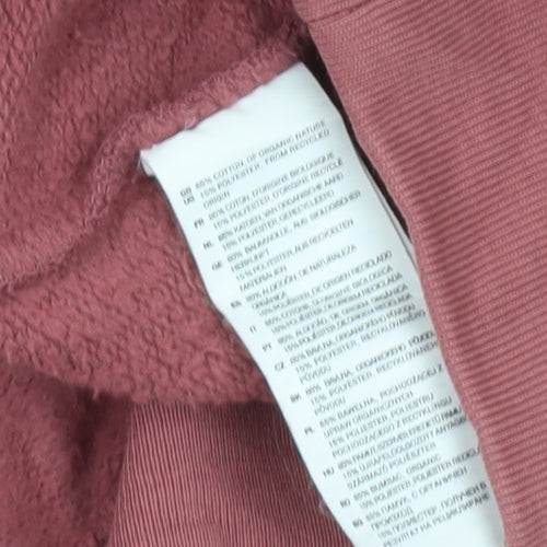 Koncept Men's Pink Pullover Hoodie Medium Cotton Blend Graphic