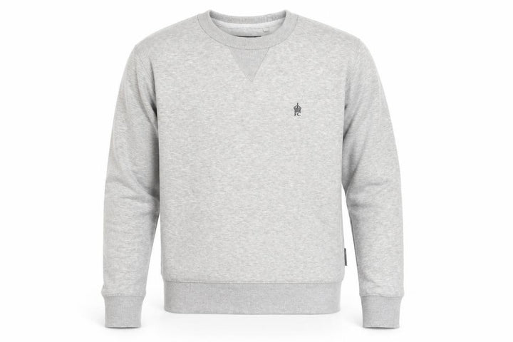French Connection Men's Grey Sweatshirt S Regular Crew Neck Pullover