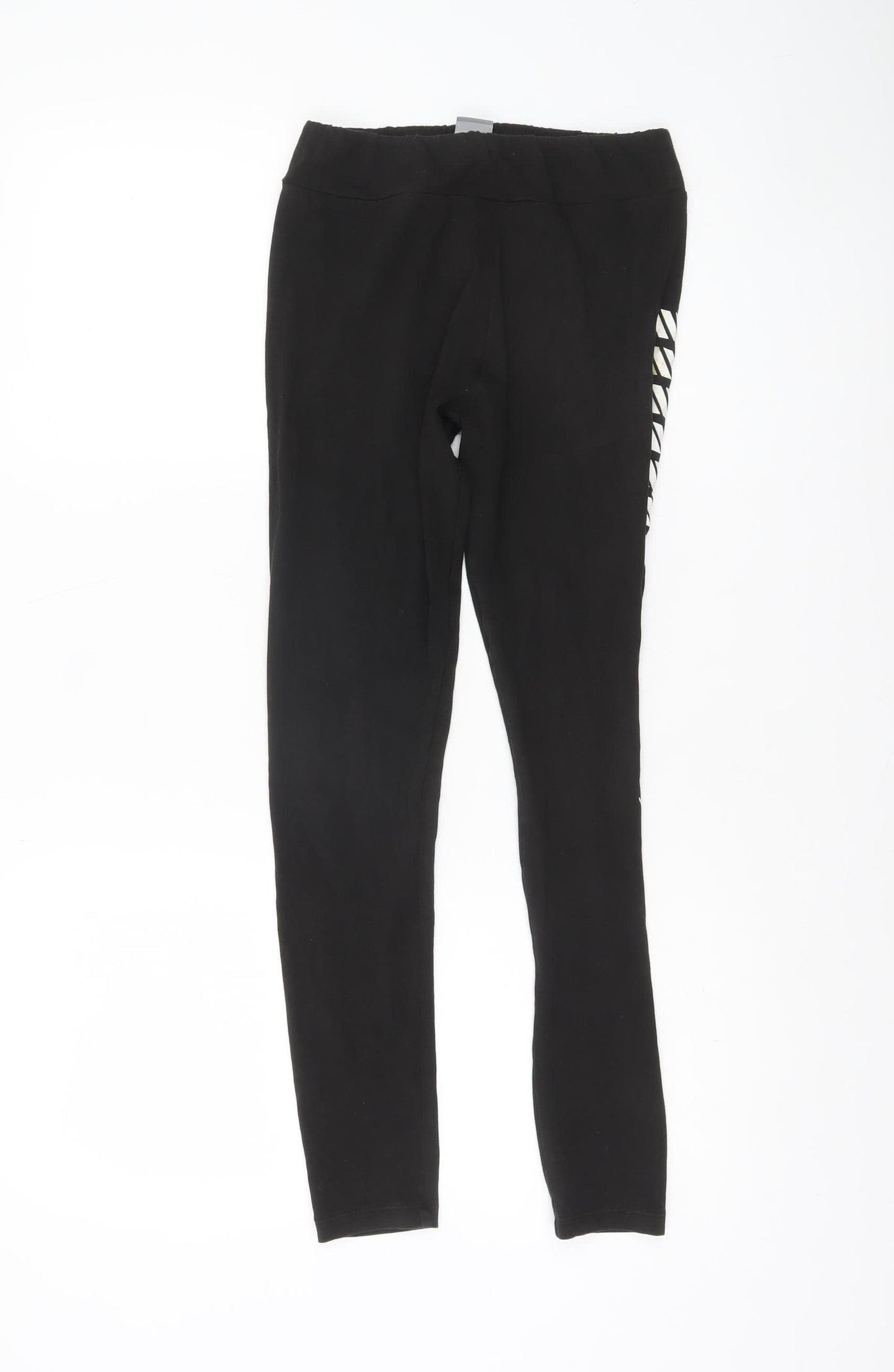 Puma Women's Black Ankle Leggings Size S Cotton Stretch Activewear