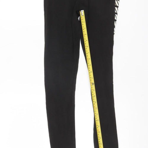 Puma Women's Black Ankle Leggings Size S Cotton Stretch Activewear