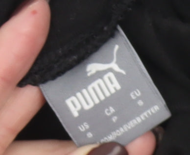 Puma Women's Black Ankle Leggings Size S Cotton Stretch Activewear